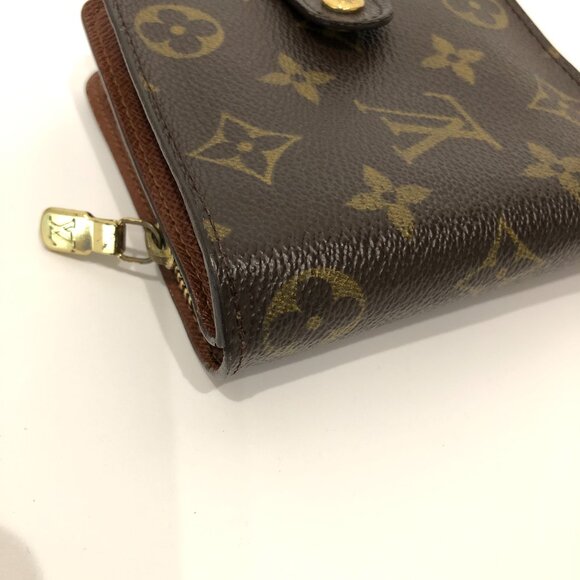 Louis Vuitton Monogram Compact Zip Wallet Sku#85597 (gently used, initial) - Picture 7 of 15